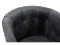 Fauteuil Cabriolet En Tissu GRAPE - Anthracite -Fauteuil Boutique fauteuil 368981