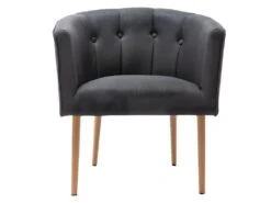 Fauteuil Cabriolet En Tissu GRAPE - Anthracite -Fauteuil Boutique fauteuil 368987