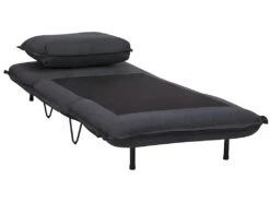 Fauteuil Convertible En Tissu LOOF - Anthracite -Fauteuil Boutique fauteuil 379571