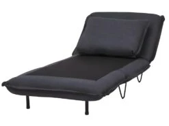 Fauteuil Convertible En Tissu LOOF - Anthracite -Fauteuil Boutique fauteuil 379575