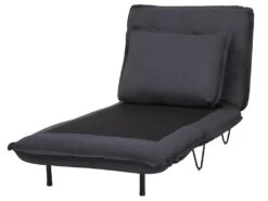 Fauteuil Convertible En Tissu LOOF - Anthracite -Fauteuil Boutique fauteuil 379579