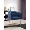 Fauteuil Cabriolet En Tissu GRAPE - Bleu