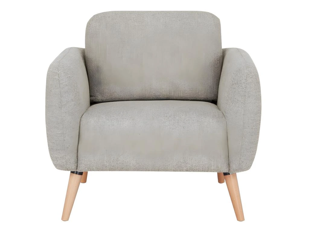 Fauteuil En Tissu MAGELAN - Taupe 8 Fauteuil En Tissu MAGELAN - Taupe – Image 8