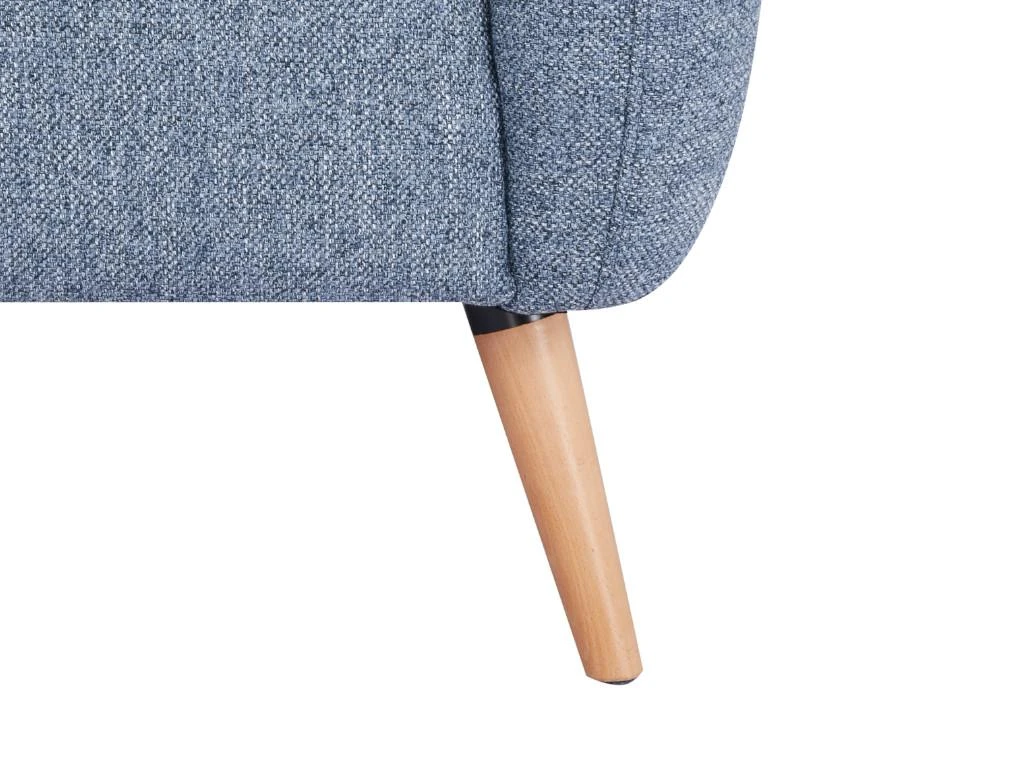 Fauteuil En Tissu MAGELAN - Bleu Clair 7 Fauteuil En Tissu MAGELAN - Bleu Clair – Image 7