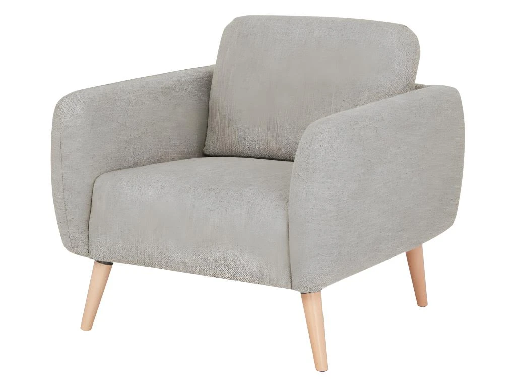 Fauteuil En Tissu MAGELAN - Taupe 5 Fauteuil En Tissu MAGELAN - Taupe – Image 5