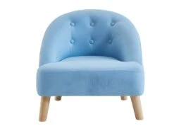 Fauteuil Pour Enfant En Tissu 100% Coton MAGGIE - Bleu Pastel -Fauteuil Boutique fauteuil 578481