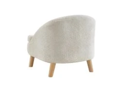 Fauteuil Pour Enfant En Tissu Bouclette GINA - Beige -Fauteuil Boutique fauteuil 579417
