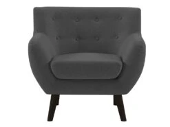 Fauteuil En Tissu Anthracite SERTI 7 Fauteuil En Tissu Anthracite SERTI -Fauteuil Boutique fauteuil 8698631