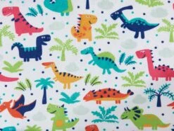 Fauteuil Chauffeuse Pour Enfant En Velours Blanc Motifs Dinosaures ALMAGRO -Fauteuil Boutique fauteuil 8730325