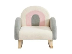 Fauteuil Pour Enfant à Bascule En Tissu Bouclette Crème, Gris Et Rose ESLIDA 10 Fauteuil Pour Enfant à Bascule En Tissu Bouclette Crème, Gris Et Rose ESLIDA -Fauteuil Boutique fauteuil 8741619