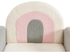 Fauteuil Pour Enfant à Bascule En Tissu Bouclette Crème, Gris Et Rose ESLIDA 11 Fauteuil Pour Enfant à Bascule En Tissu Bouclette Crème, Gris Et Rose ESLIDA -Fauteuil Boutique fauteuil 8741637