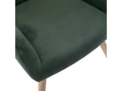 MALMO - Fauteuil Scandinave Tissu Vert Forêt Pieds Bois 8 MALMO - Fauteuil Scandinave Tissu Vert Forêt Pieds Bois -Fauteuil Boutique fauteuil 8915211