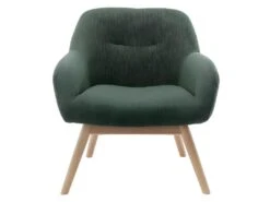 MALMO - Fauteuil Scandinave Tissu Vert Forêt Pieds Bois 9 MALMO - Fauteuil Scandinave Tissu Vert Forêt Pieds Bois -Fauteuil Boutique fauteuil 8915213