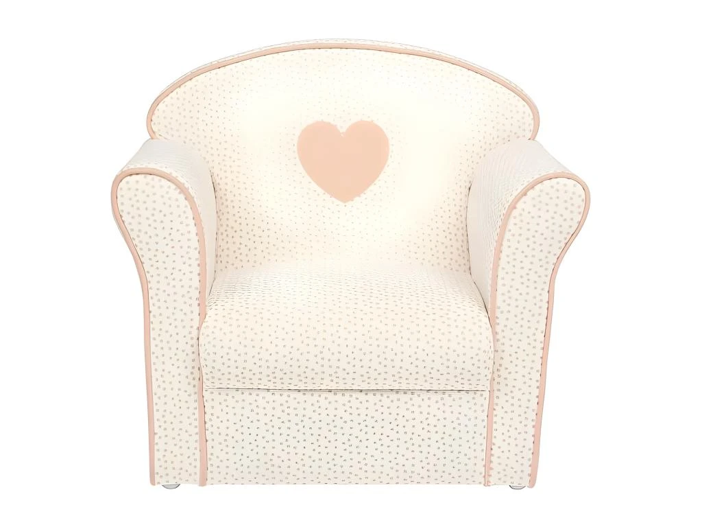 Fauteuil Enfant Cœur Rose Ostaria - Rose 2 Fauteuil Enfant Cœur Rose Ostaria - Rose – Image 2