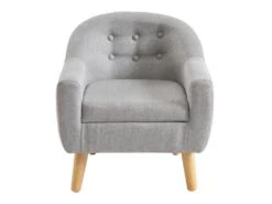 Fauteuil Pour Enfant En Tissu Gris CASORLA -Fauteuil Boutique fauteuil 9018483