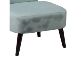 SKALAN - Fauteuil Crapaud Tissu Coloris Vert D'Eau -Fauteuil Boutique fauteuil 9171177