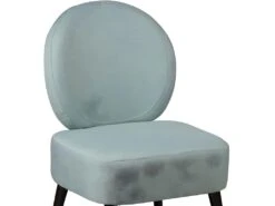 SKALAN - Fauteuil Crapaud Tissu Coloris Vert D'Eau -Fauteuil Boutique fauteuil 9171179