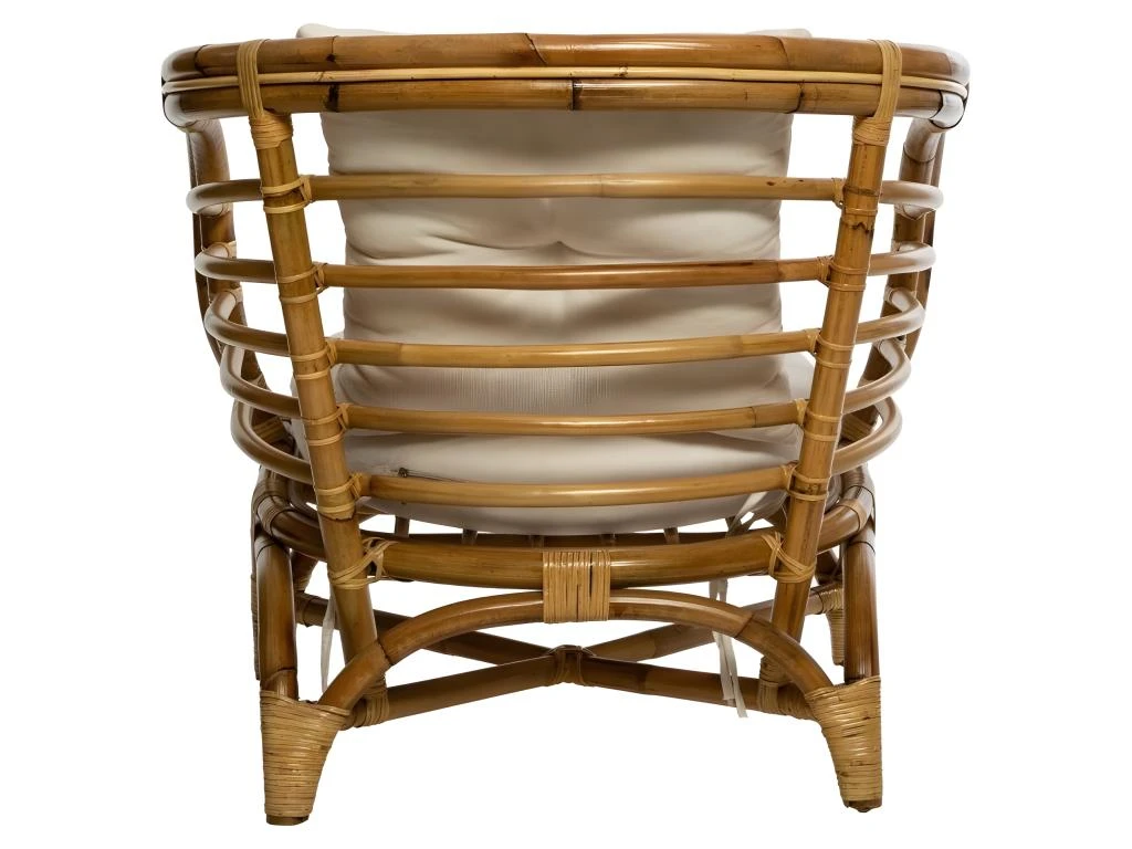 Fauteuil En Rotin Farah Atmosphera - Naturel 5 Fauteuil En Rotin Farah Atmosphera - Naturel – Image 5