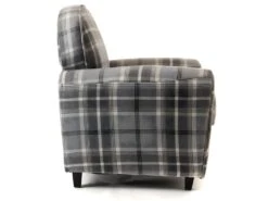 Fauteuil Club Tartan Gris -Fauteuil Boutique fauteuil 9318187