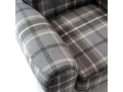 Fauteuil Club Tartan Gris -Fauteuil Boutique fauteuil 9318189