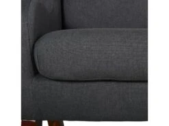 Fauteuil Enfant Oreilles Grand Confort Accoudoirs Assise Dossier Garnissage Mousse Haute Densité Piètement Bois Hévéa Verni Lin Gris -Fauteuil Boutique fauteuil 9486611