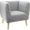 Fauteuil Pour Enfant Gris Molletonné