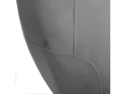 Fauteuil En Velours Gris Plissé Et Pieds En Métal Doré 8 Fauteuil En Velours Gris Plissé Et Pieds En Métal Doré -Fauteuil Boutique fauteuil 9487965