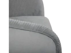 Fauteuil En Velours Gris Plissé Et Pieds En Métal Doré 9 Fauteuil En Velours Gris Plissé Et Pieds En Métal Doré -Fauteuil Boutique fauteuil 9487967