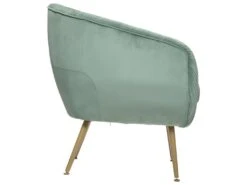 Fauteuil En Velours Vert Céladon Plissé Et Pieds En Métal Doré 7 Fauteuil En Velours Vert Céladon Plissé Et Pieds En Métal Doré -Fauteuil Boutique fauteuil 9488181