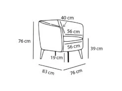 Fauteuil Velours Bleu Canard Et Pieds Métal Doré - MARLOW -Fauteuil Boutique fauteuil 9490235