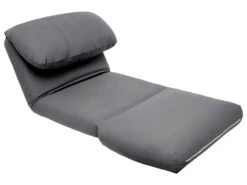 Chauffeuse Multi-position 1 Place Tissu Gris -Fauteuil Boutique fauteuil 9491347