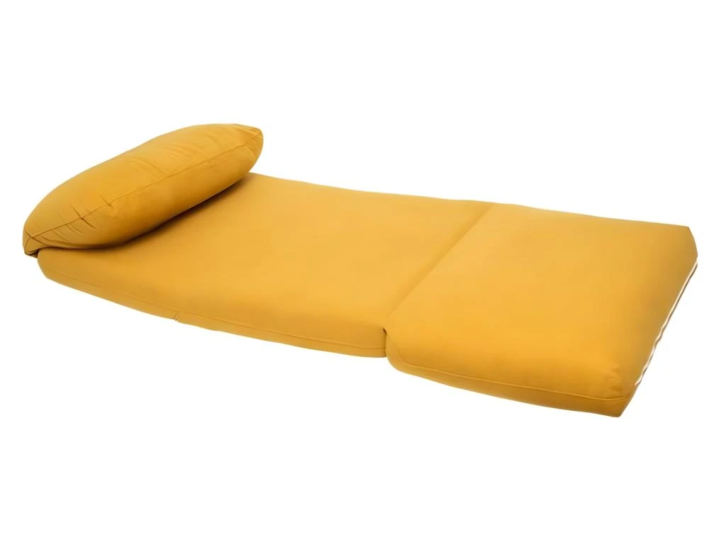 Chauffeuse Fauteuil Coloris Moutarde En Mousse PU - Longueur 82 X Profondeur 79 X Hauteur 60 Cm 3 Chauffeuse Fauteuil Coloris Moutarde En Mousse PU - Longueur 82 X Profondeur 79 X Hauteur 60 Cm – Image 3