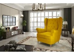 Fauteuil 1 Place En Tissu Catégorie Luxe, Moutarde, ARNAUD 7 Fauteuil 1 Place En Tissu Catégorie Luxe, Moutarde, ARNAUD -Fauteuil Boutique fauteuil 9997547