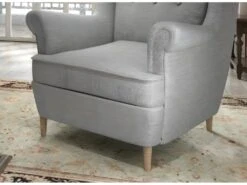 Fauteuil 1 Place En Tissu Catégorie Luxe, Gris, ARNAUD -Fauteuil Boutique fauteuil 9997629