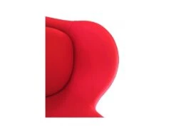 SUEDE - Fauteuil Design En Velours Rouge -Fauteuil Boutique fauteuil 9998027