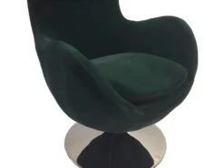 SUEDE - Fauteuil Design En Velours Vert Foncé 6 SUEDE - Fauteuil Design En Velours Vert Foncé -Fauteuil Boutique fauteuil 9998587